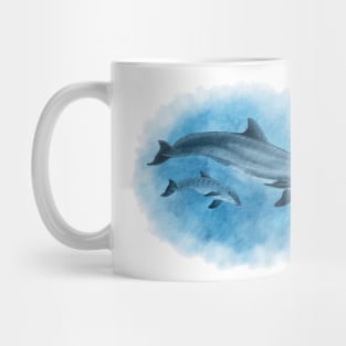 Dolphin Mother and Calf Mug